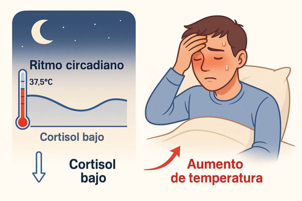 ¿Por qué nos sube la fiebre por la noche? La ciencia tiene la respuesta 2