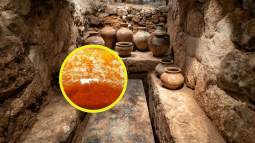 Santuario subterráneo y recipientes