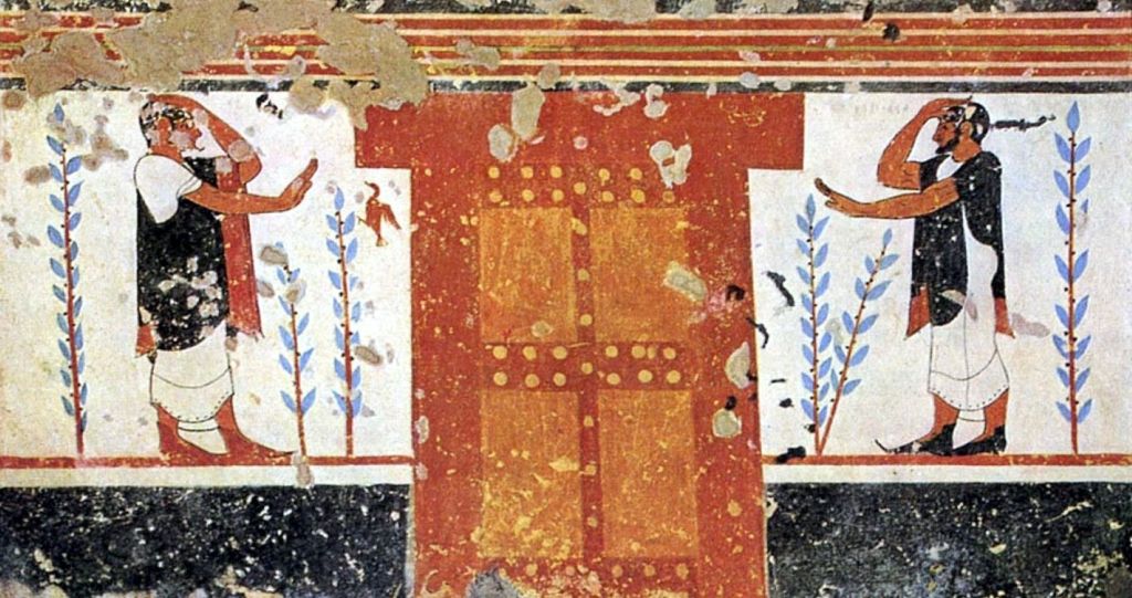 Fresco de la Tumba de los augures