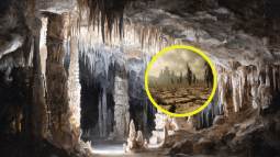 Cueva con estalactitas