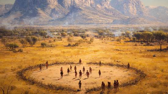 Ritual en el outback australiano