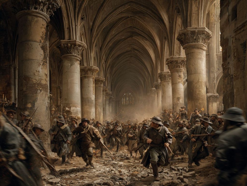 Irrupción armada en interior de iglesia