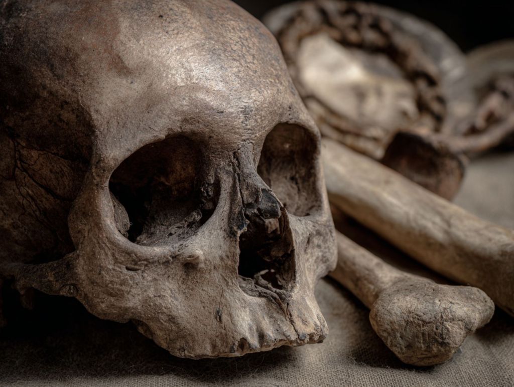 Cráneo y huesos