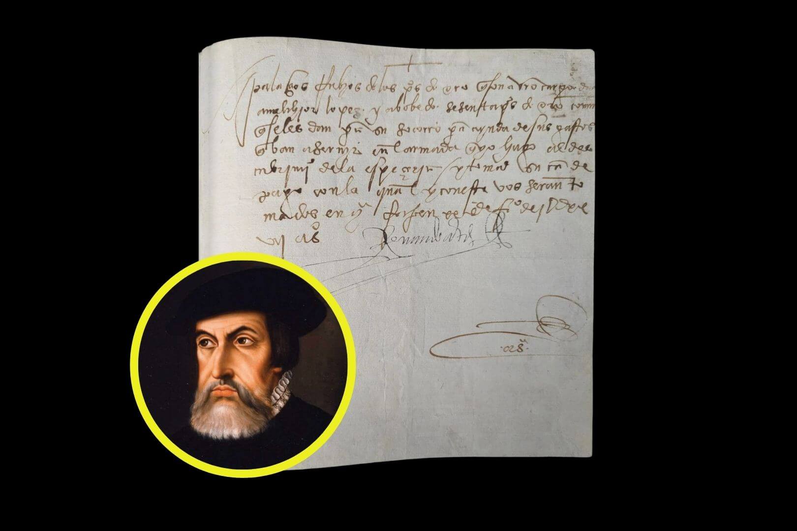 El FBI entrega a los Archivos Nacionales de México un valioso manuscrito de 1527 firmado por Hernán Cortés que estuvo desaparecido durante décadas