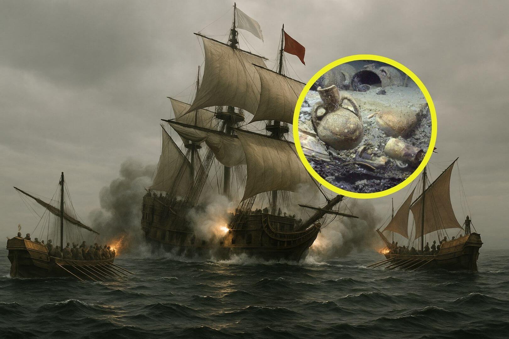 Revelan el hallazgo oculto de un barco corsario del siglo XVII en Gibraltar