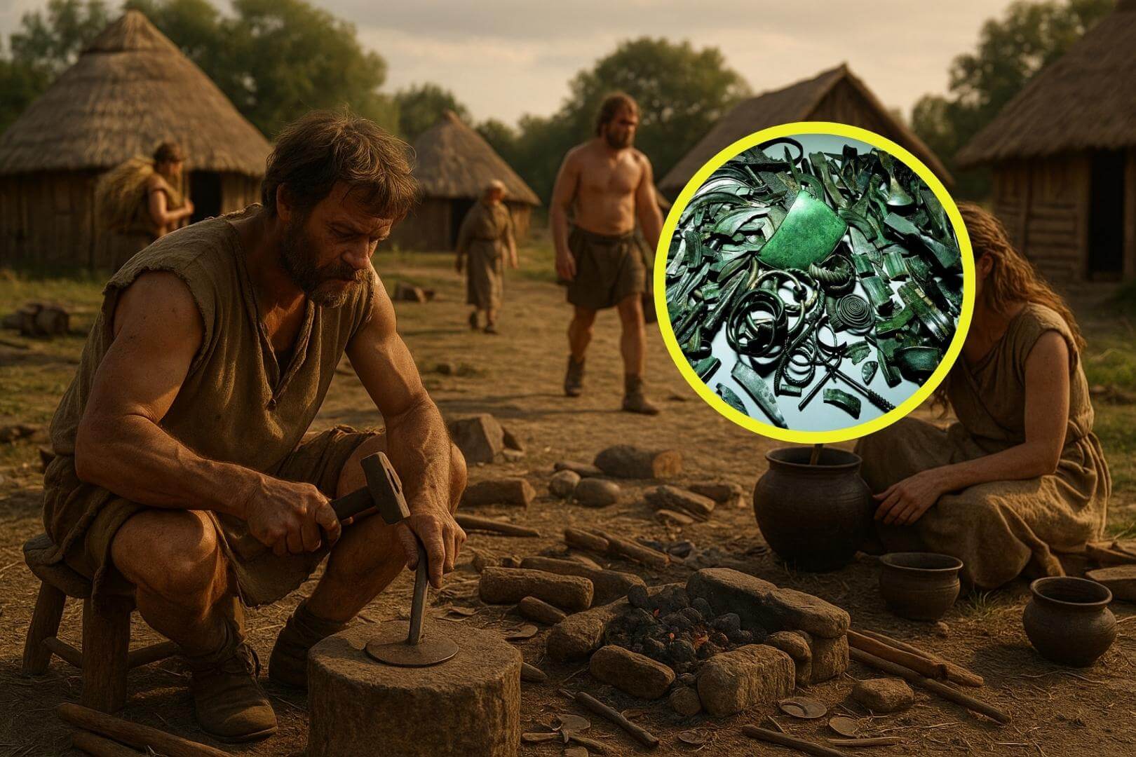 Fragmentos de metal enterrados revelan que la economía basada en el mercado pudo nacer en plena Edad del Bronce