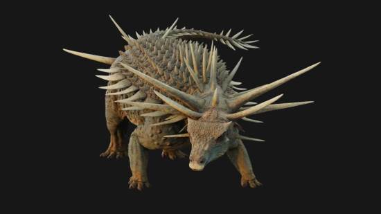 Descubren en Marruecos un dinosaurio con púas de un metro