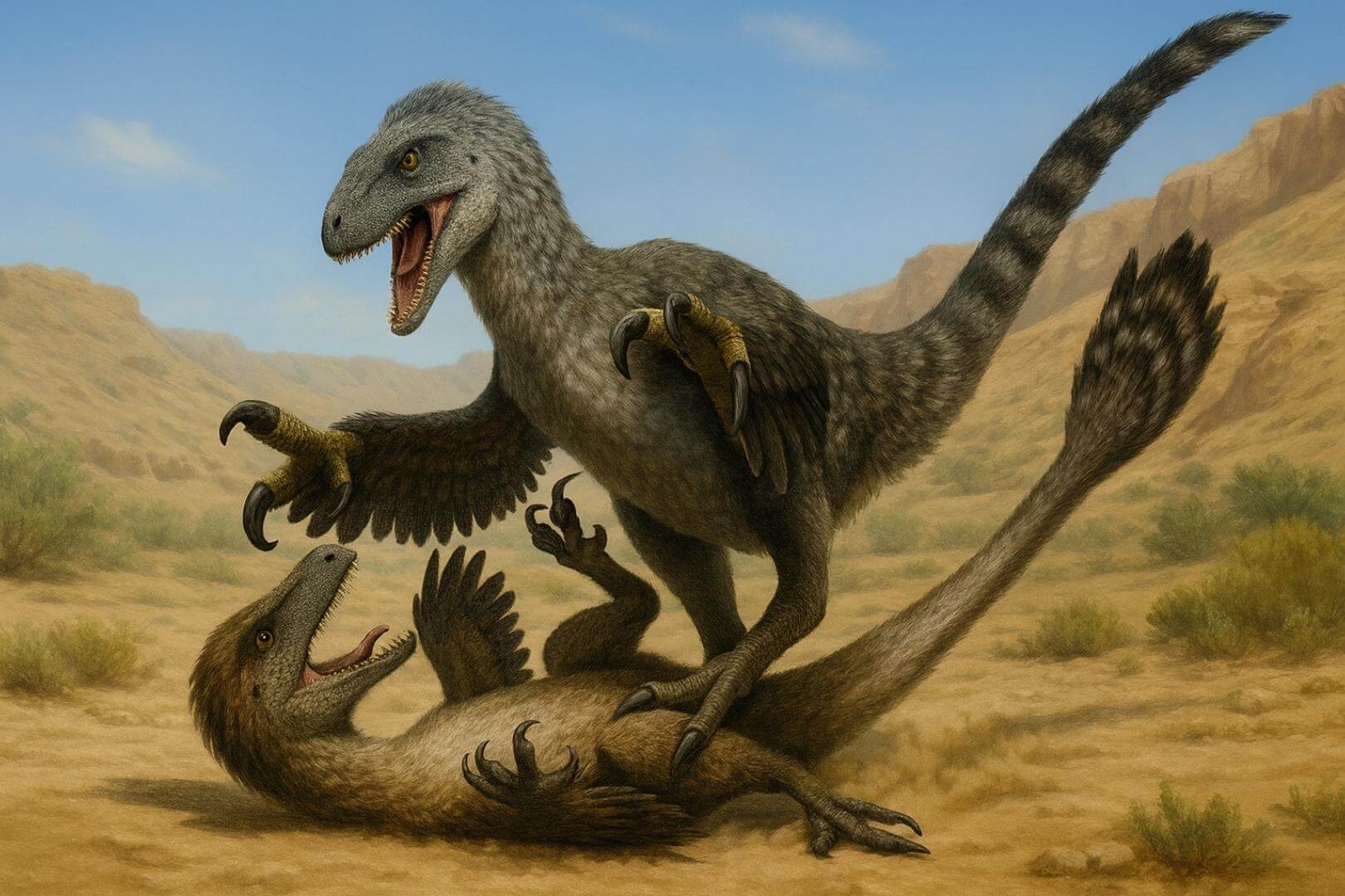 Shri rapax, el raptor con garras gigantes que cazaba como un depredador del futuro