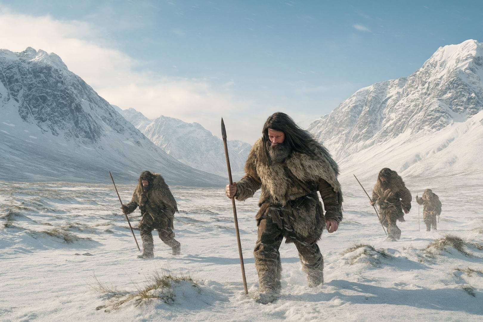 Algunas poblaciones humanas de la antigüedad optaron por desplazarse ante el enfriamiento repentino del clima, mientras que otras permanecieron y se adaptaron al entorno cambiante