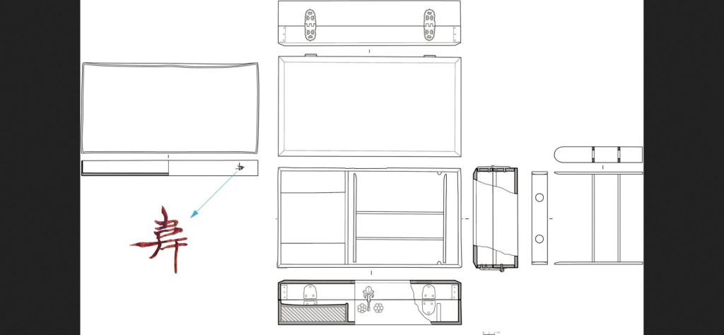 Estuche dinastía Tang