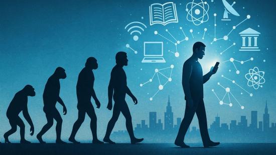 La evolución humana ya no se mide solo en genes, sino en ideas, tecnología y cultura