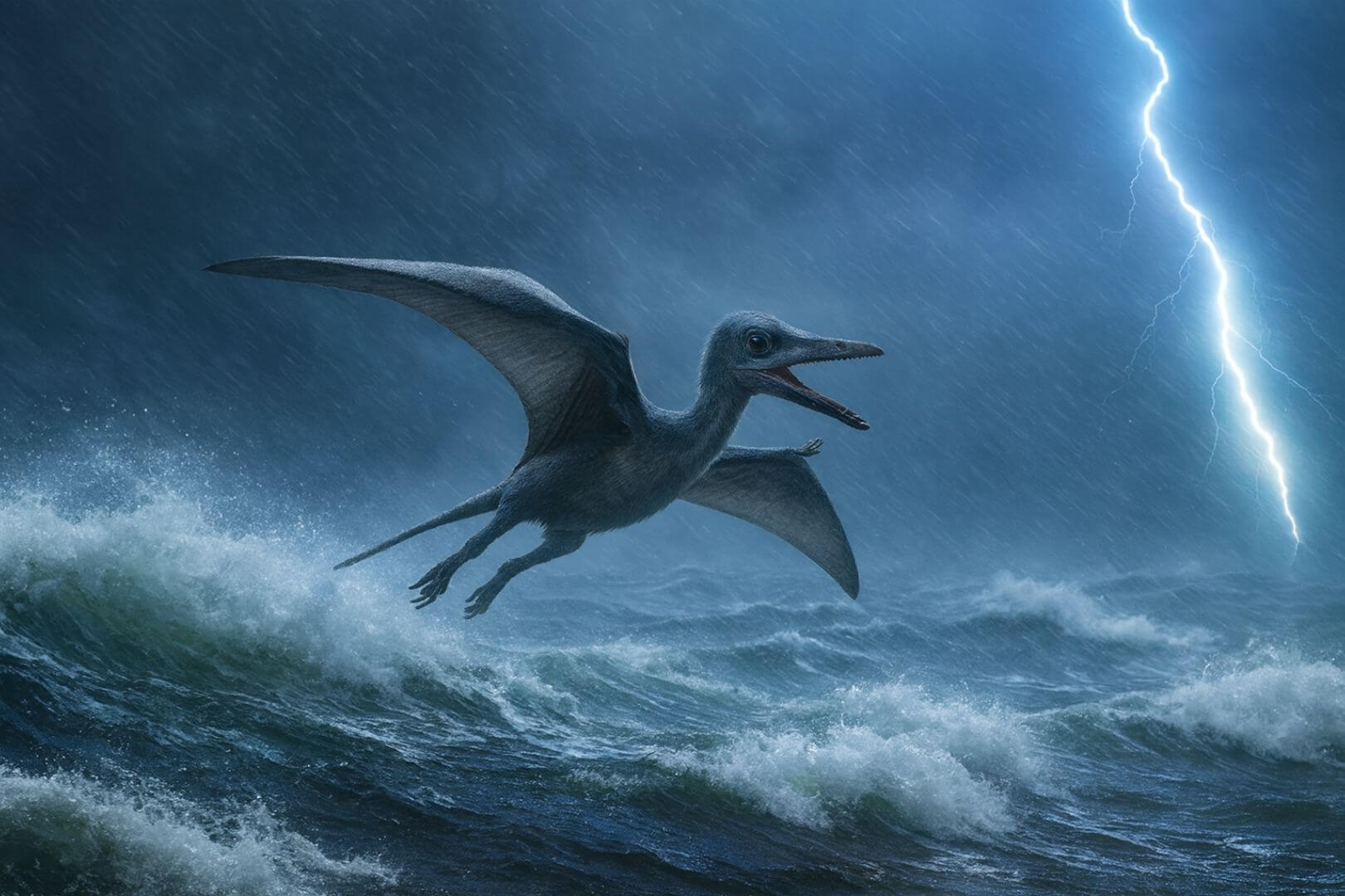 Una inesperada tormenta permitió conservar para siempre a dos crías de pterosaurio