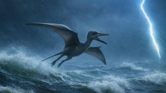 Una inesperada tormenta permitió conservar para siempre a dos crías de pterosaurio