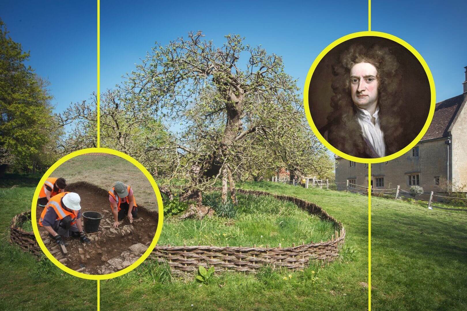 Descubren restos del hogar familiar de Isaac Newton con objetos de hace 400 años