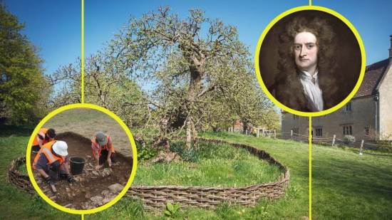 Descubren restos del hogar familiar de Isaac Newton con objetos de hace 400 años