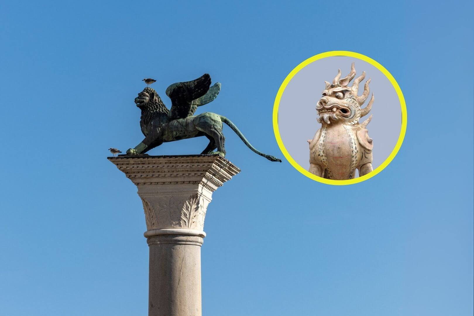 Un nuevo estudio liderado por investigadores de la Universidad de Padua pone bajo la lupa al gran león de bronce que corona la plaza de San Marcos en Venecia