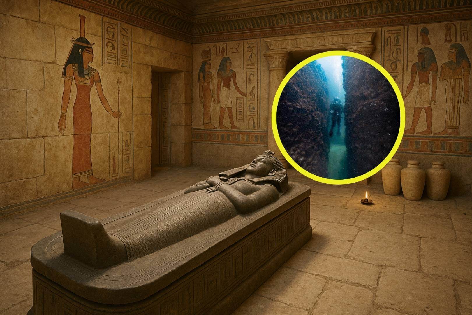 ¿La tumba de Cleopatra está bajo el mar? El nuevo hallazgo que podría cambiarlo todo