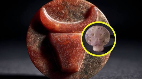 Amuleto de cabeza de toro