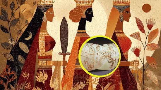 Mujeres portando espadas