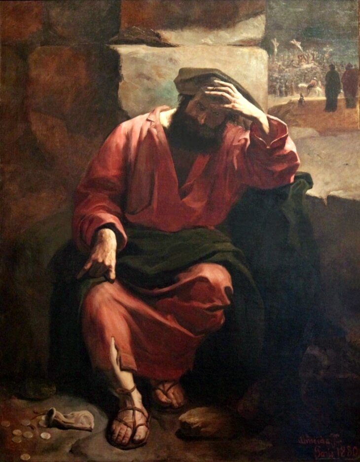 Remordimiento de Judas, de José Ferraz de Almeida Júnior, 1