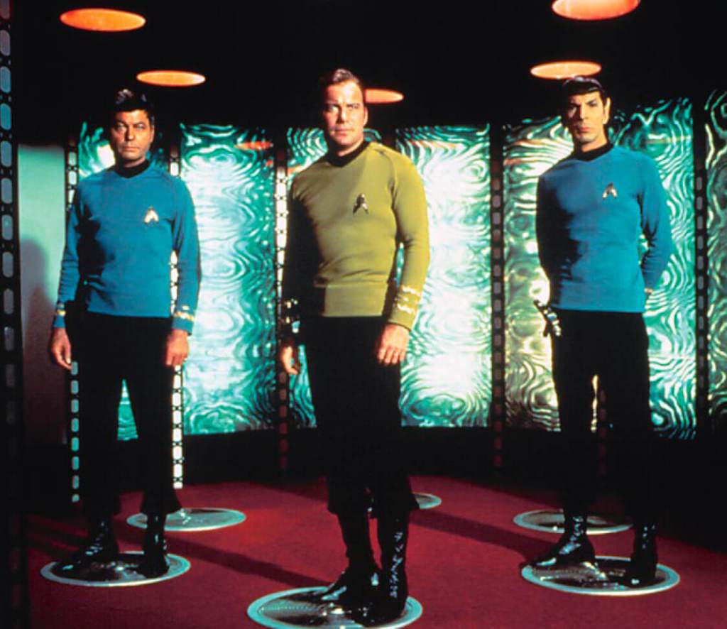 Fotograma de la serie original Star Trek creda en el año 1966 por Gene Roddenberry.