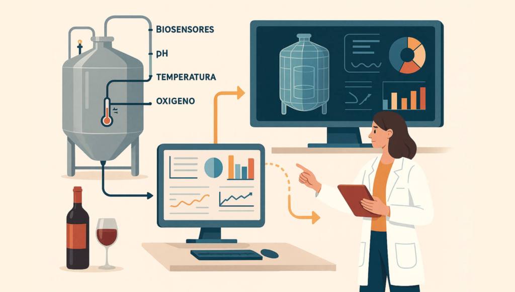 Cuando el vino y la crepe tienen un doble virtual: la era de los gemelos digitales