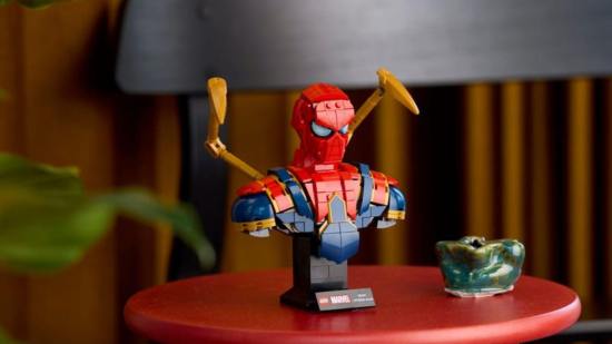 LEGO busto Iron Spider-Man rebajado