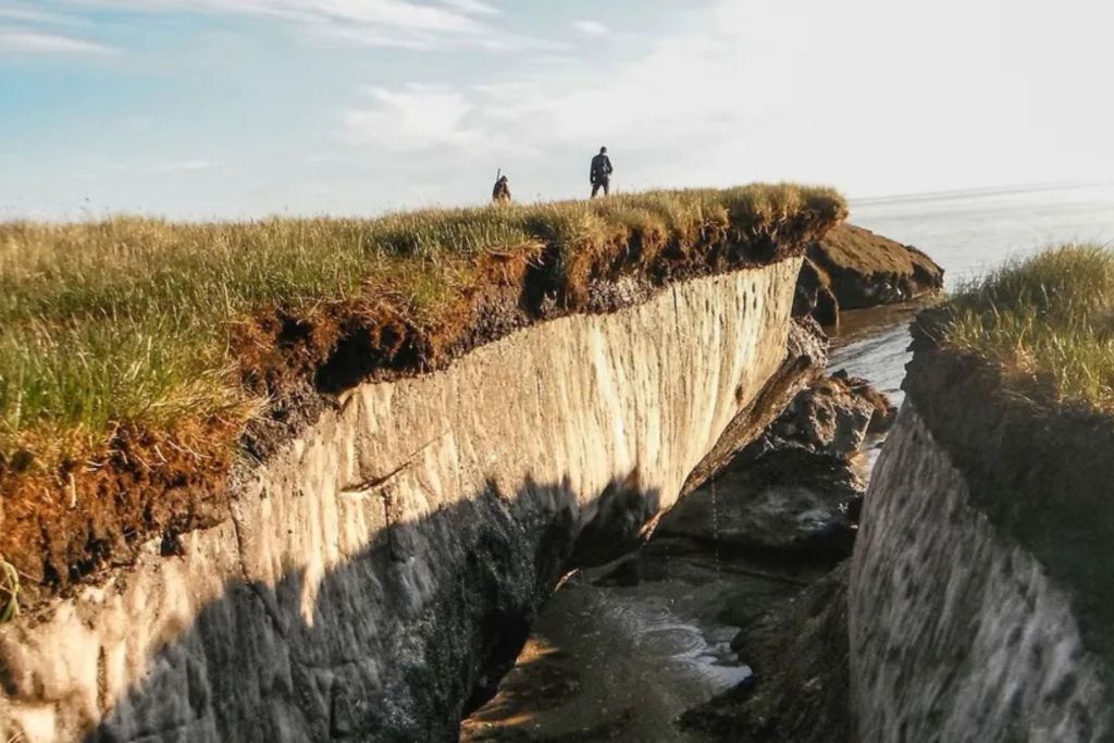 Cerca del 85% del territorio de Alaska se asienta sobre permafrost, una capa que se está derritiendo a un ritmo preocupante