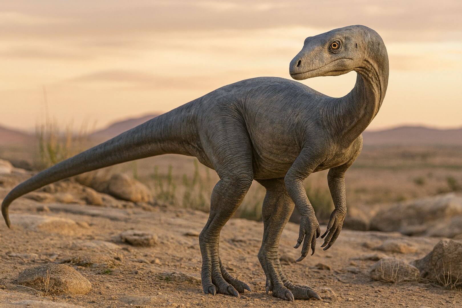 Descubren una nueva especie de dinosaurio de cuello largo del periodo Triásico