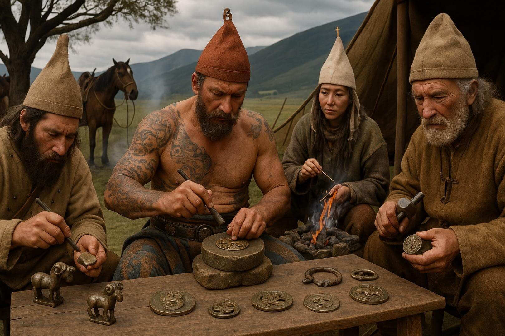 Hallan en una tumba congelada el arte escita más antiguo jamás encontrado