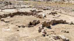 Vista del yacimiento de Masyoun, situado al noroeste de la ciudad de Tabuk
