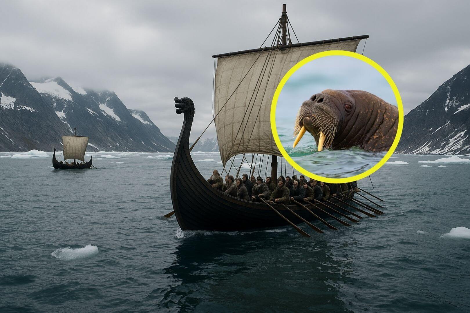 El ADN de morsas revela posibles encuentros entre vikingos e inuit en el Ártico hace más de 900 años