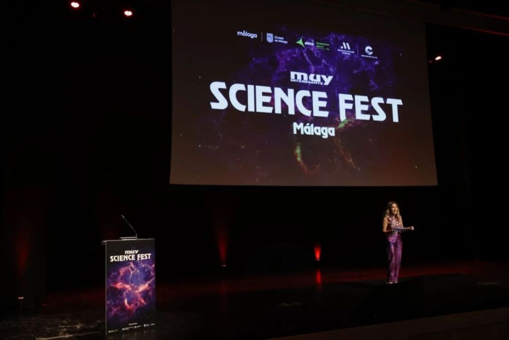 Romina Zace presentó Muy Science Fest  Málaga 2024
