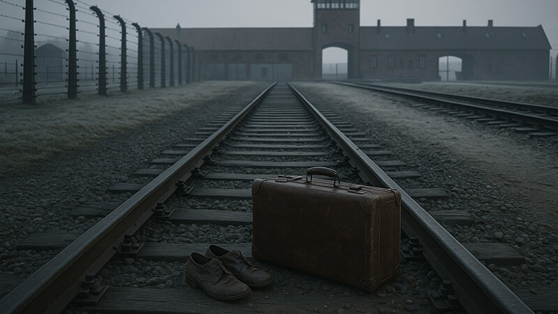 Campo de concentración, utilizada para preservar la memoria del Holocausto.