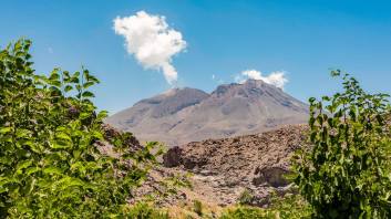 Detectan señales ocultas bajo un volcán en Irán que creían extinto