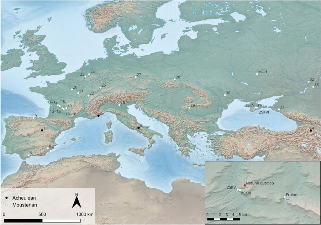 Uso de ocre en el Paleolítico