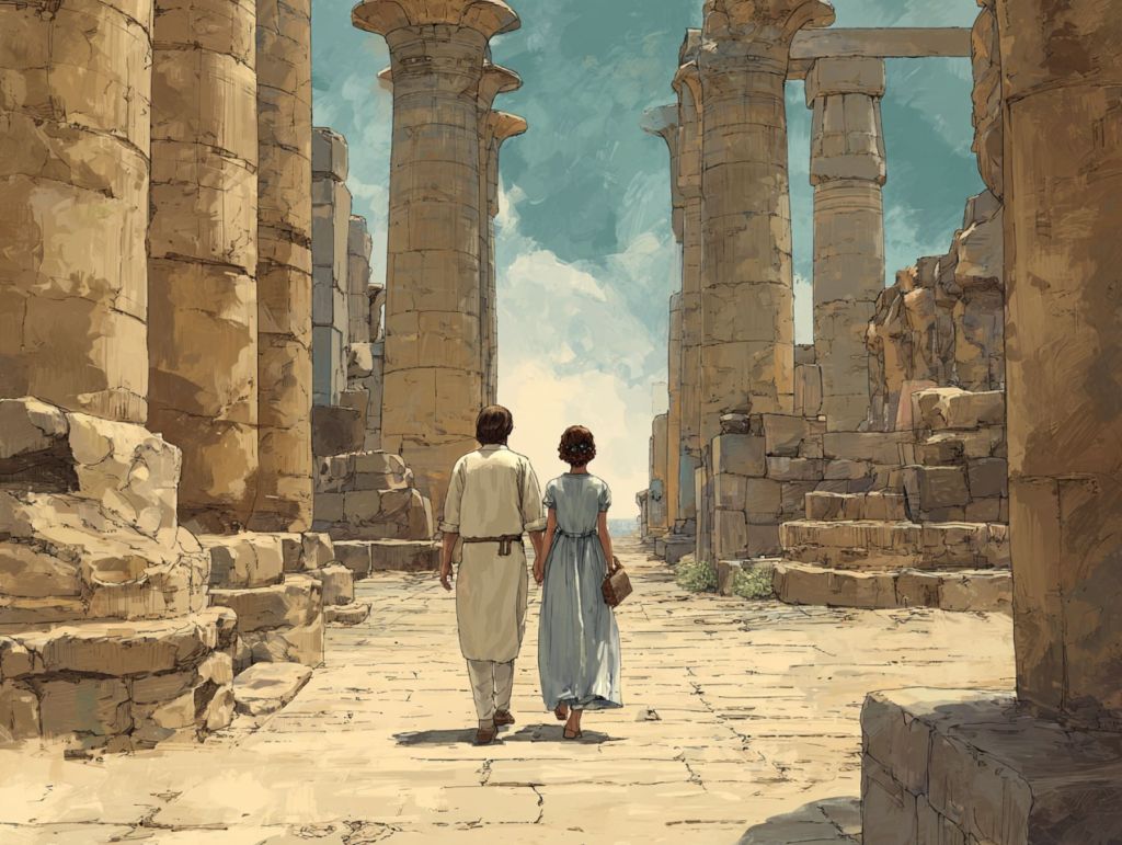 Turistas de la antigüedad