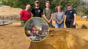 Estudiantes de arqueología encuentran en la fortaleza germana de Aliso una 