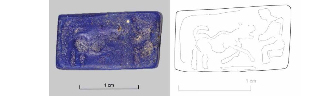 Sello de lapislázuli, Assur