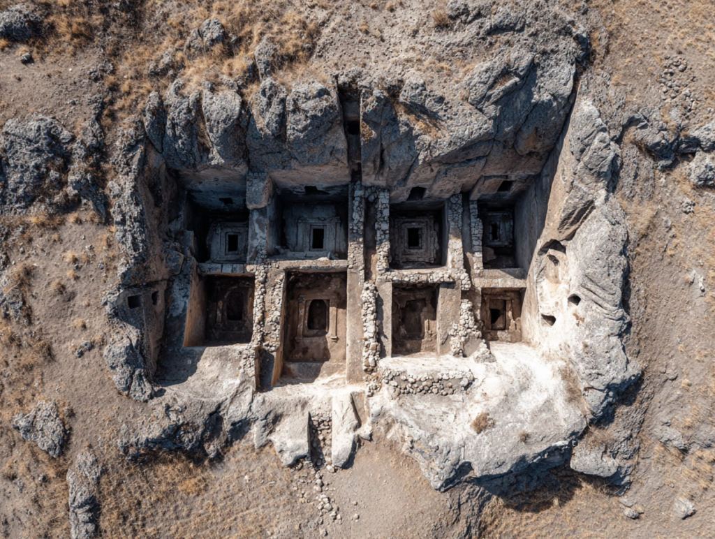 Tumbas en la roca