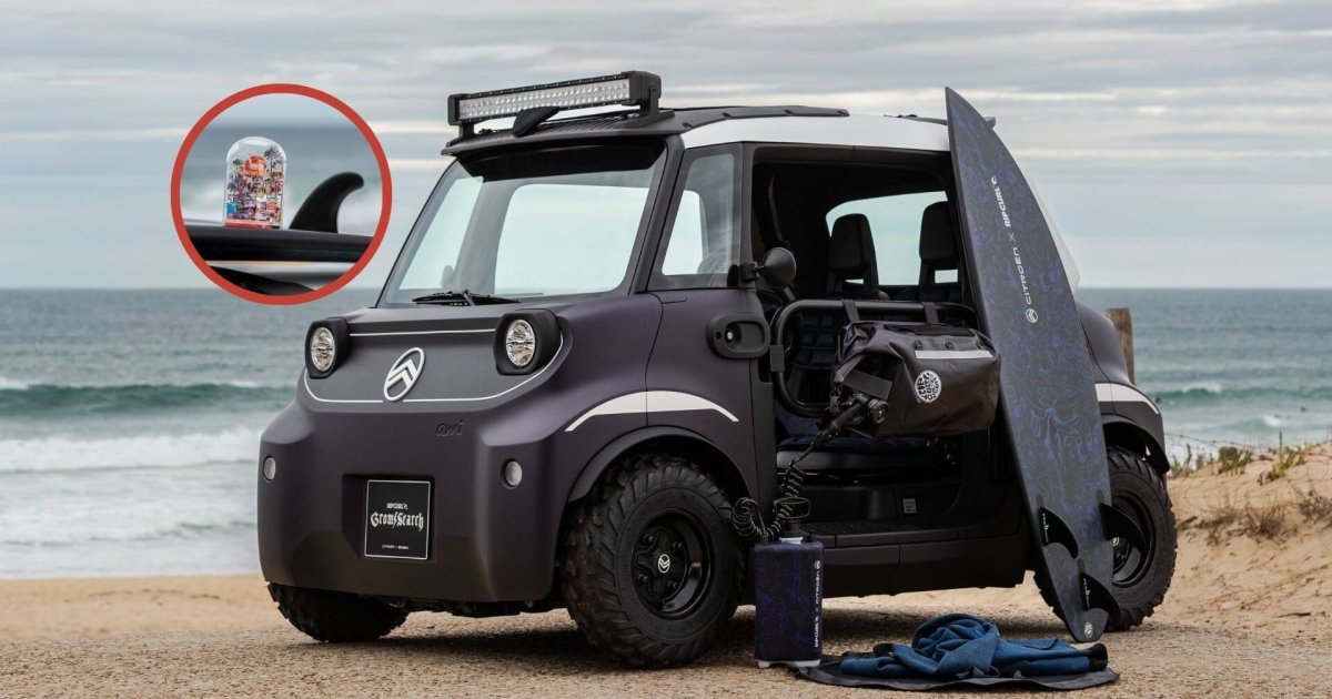 No necesitas carnet para sentirte libre: así es el Ami Buggy Rip Curl, el coche eléctrico más divertido del año