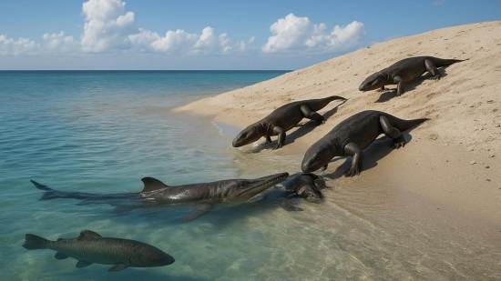 Descubren que la evolución llevó a muchas especies de vuelta al agua