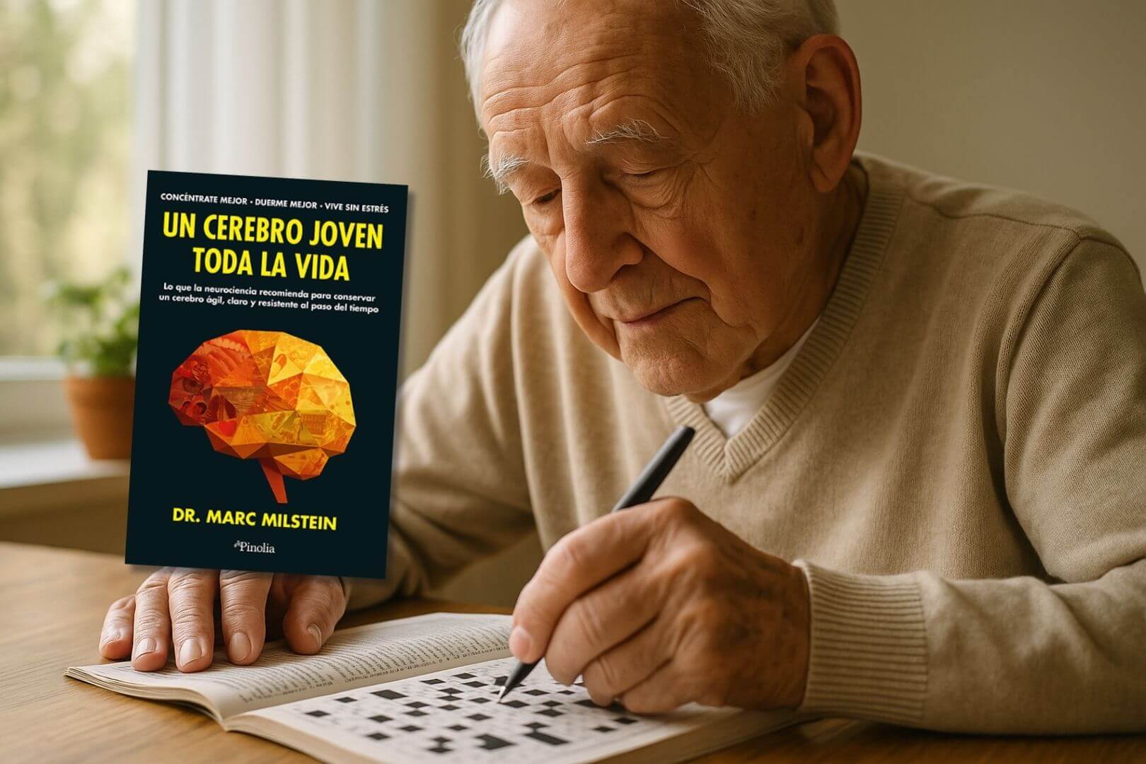 Mantener la mente activa a diario puede ayudar a conservar un cerebro más ágil y resistente al paso del tiempo