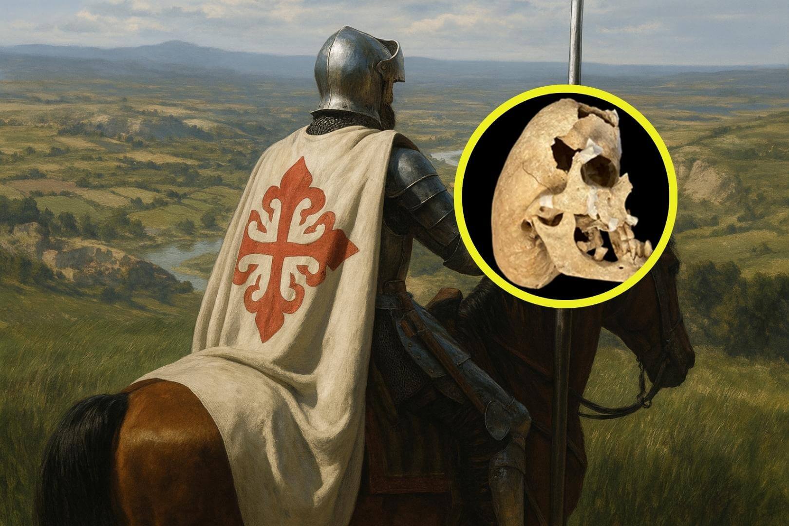 El enigmático caballero con cráneo alargado que cabalgó hacia la batalla en la Castilla medieval