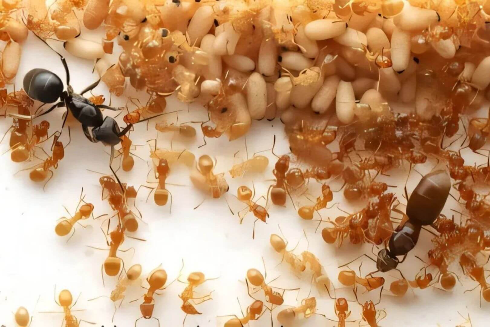 Descubren hormigas parásitas que manipulan a la colonia para cambiar de líder