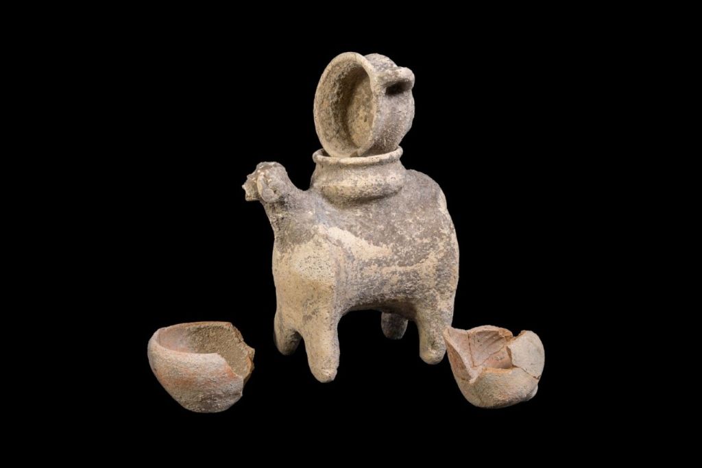 Mientras se preparaban las obras viales en una zona rural del norte de Israel, los arqueólogos dieron con una vasija milenaria que llevaba siglos oculta bajo tierra