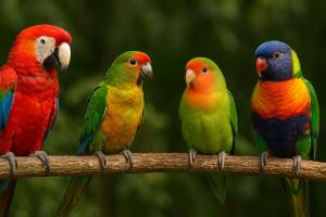 El sorprendente secreto químico que hace tan coloridos a los loros: un solo gen puede transformar sus plumas