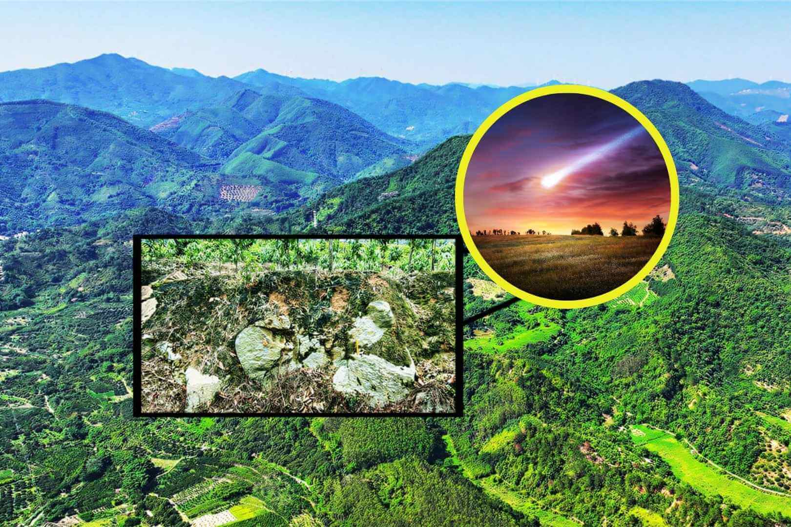 Científicos descubren en China un cráter de 900 metros