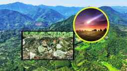 Científicos descubren en China un cráter de 900 metros