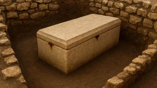 Así pudo lucir el sarcófago romano de una joven aristócrata en el momento de su entierro hace 1.700 años, rodeada de monedas, objetos de vidrio y tejidos con hilos de oro, según las evidencias halladas en el yacimiento de Aquincum, actual Budapest